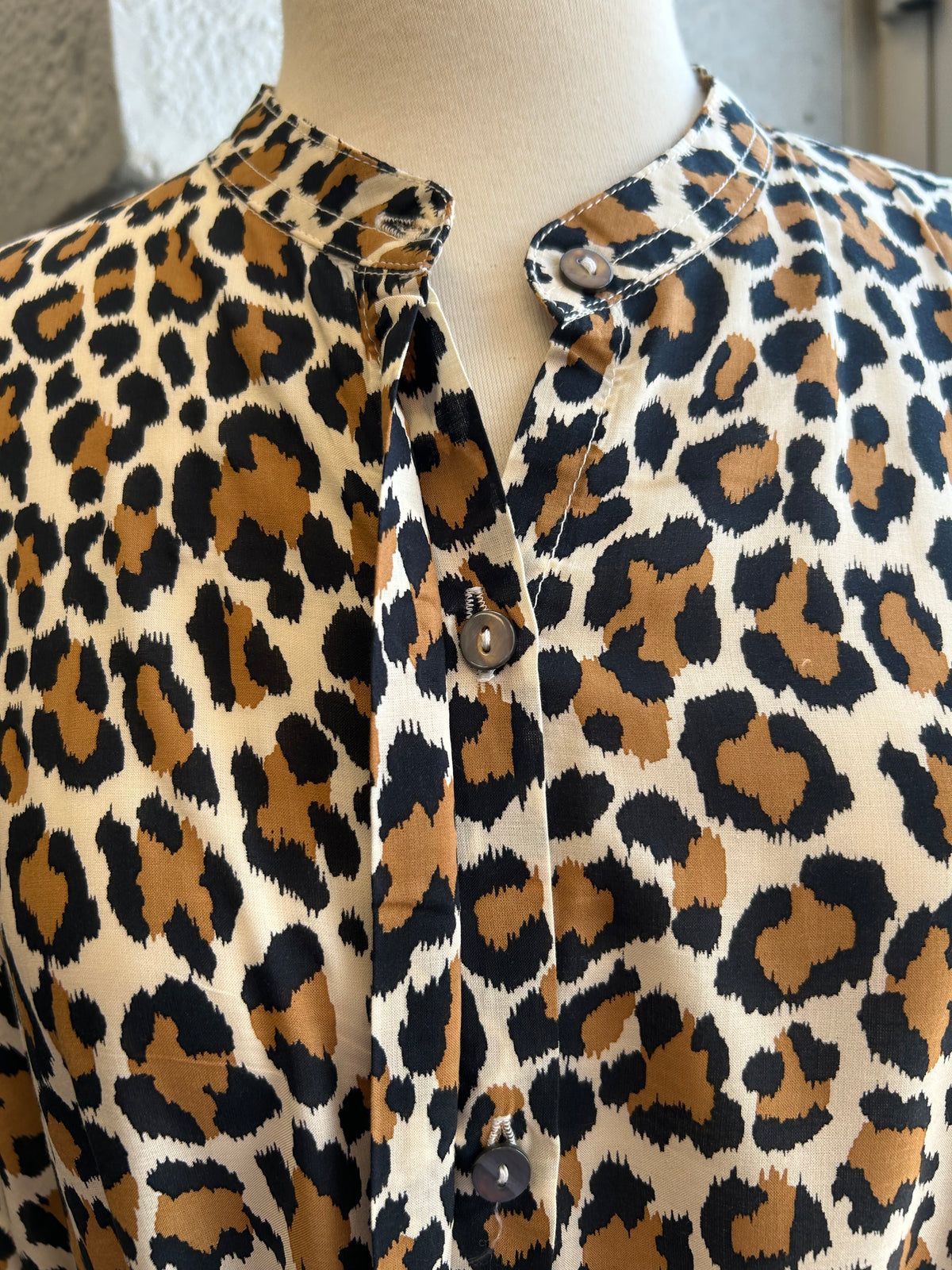 Robe effet léopard