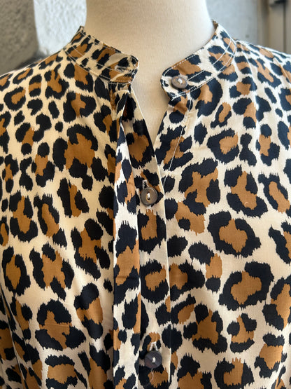 Robe effet léopard