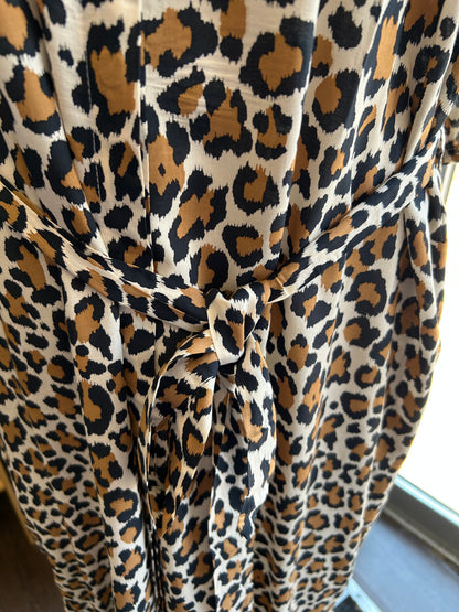 Robe effet léopard