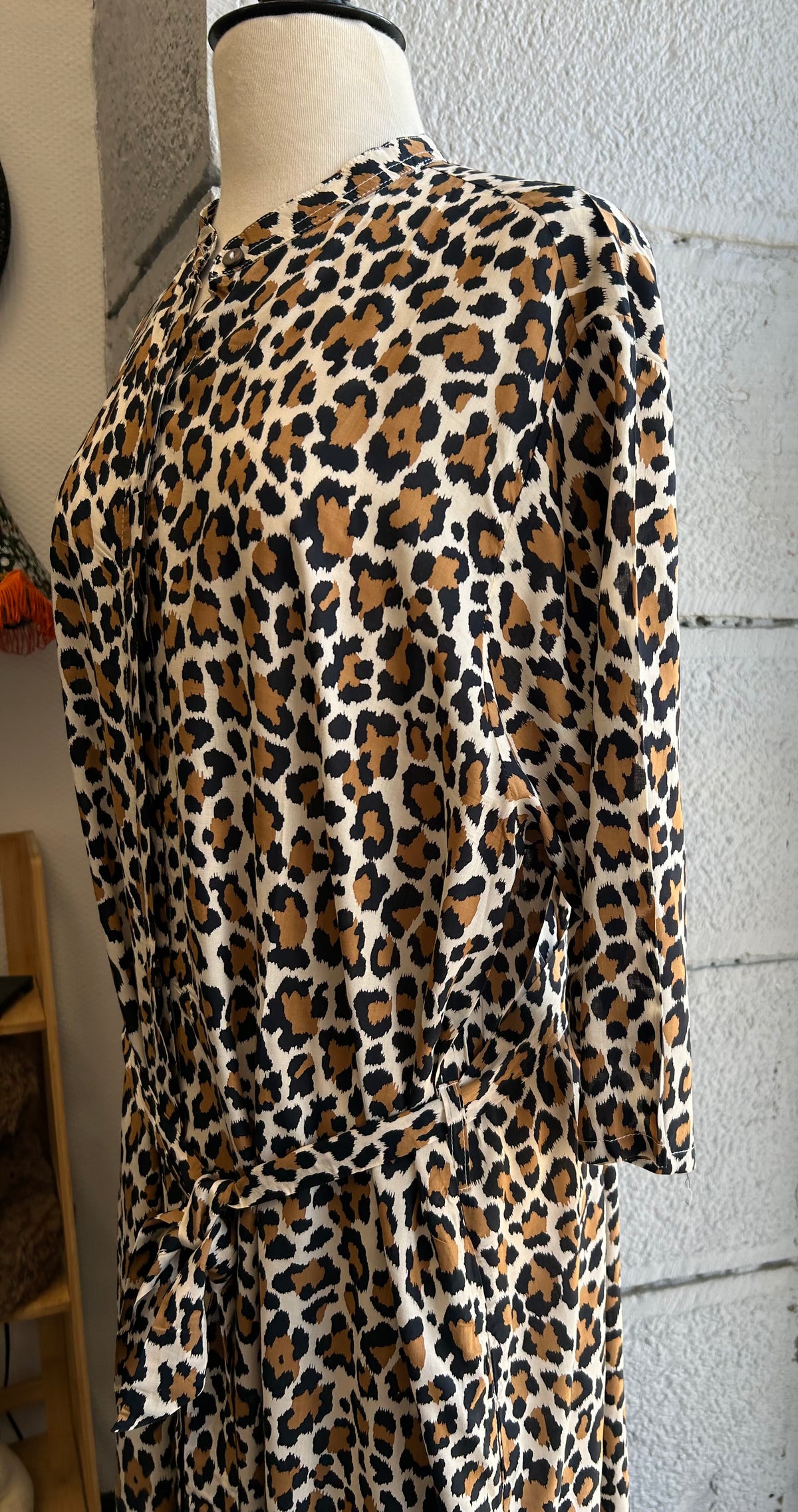 Robe effet léopard