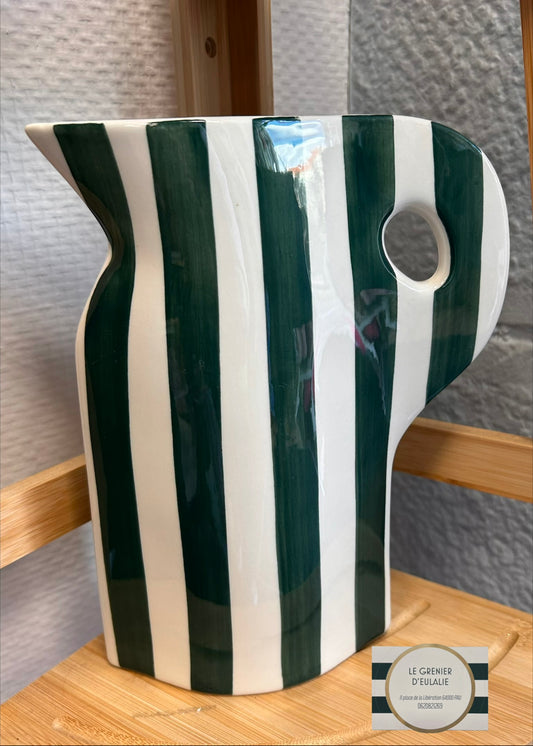 Vase pichet rayé - SEMA