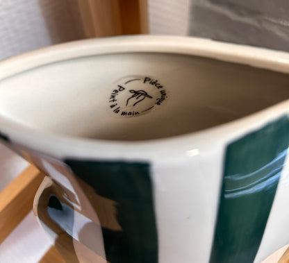 Vase pichet rayé - SEMA